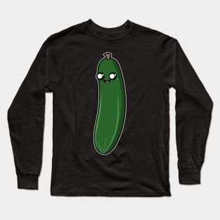 Funny Vegan Zucchini Long Sleeve T-Shirt